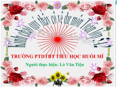 Bài giảng Toán Lớp 5 - Diện tích hình thang - Lò Văn Tiện