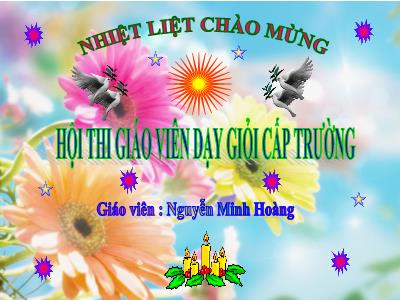 Bài giảng Toán Lớp 5 - Diện tích tam giác - Nguyễn Minh Hoàng