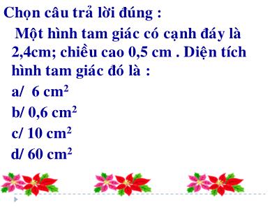 Bài giảng Toán Lớp 5 - Hình tròn, Đường tròn (Bản hay)