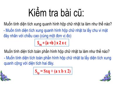 Bài giảng Toán Lớp 5 - Tiết 109, Bài: Luyện tập chung (Trang 113)