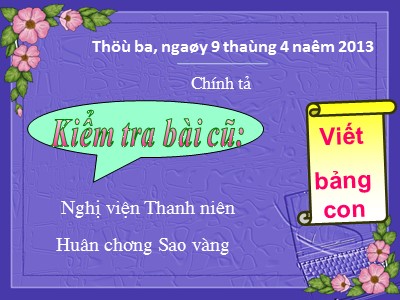 Bài giảng Chính tả Lớp 5 - Nghe - viết: Tà áo dài Việt Nam - Năm học 2012-2013