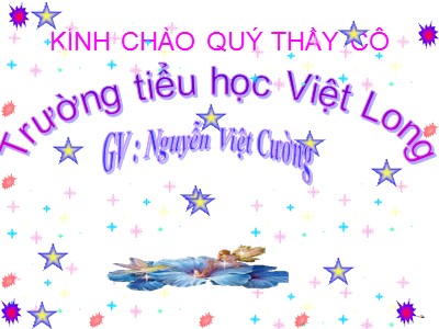 Bài giảng Luyện từ và câu Lớp 5 - Luyện tập về từ nhiều nghĩa - Nguyễn Việt Cường