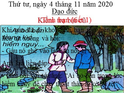 Bài giảng Đạo đức Lớp 5 - Bài 5, Tiết 1: Tình bạn - Năm học 2020-2021 (Bản đẹp)