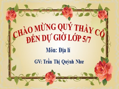 Bài giảng Địa lí Lớp 5 - Bài 26: Châu Mĩ (Tiếp theo) - Trần Thị Quỳnh Như