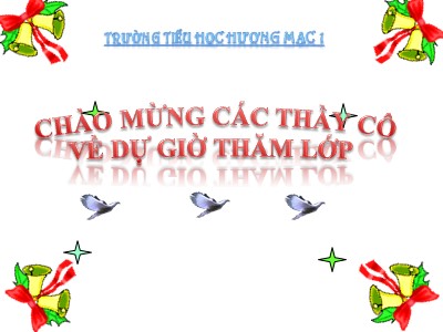 Bài giảng môn Toán Khối 5 - Bài: Ôn tập Bảng đơn vị đo khối lượng - Trường Tiểu học Hương Mạc 1