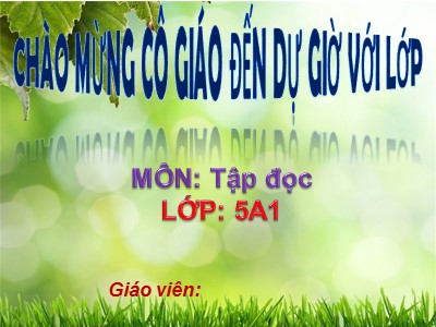 Bài giảng Tập đọc Lớp 5 - Thầy cúng đi bệnh viện (Bản chuẩn)