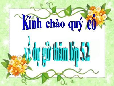 Bài giảng Tập đọc Lớp 5 - Trồng rừng ngập mặn - Năm học 2012-2013