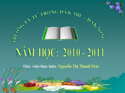 Bài giảng Tập đọc Lớp 5 - Về ngôi nhà đang xây - Nguyễn Thị Thanh Tâm