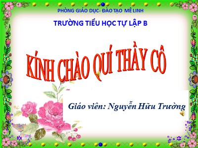 Bài giảng Tập làm văn Khối 5 - Ôn tập về tả đồ vật - Nguyễn Hữu Trường