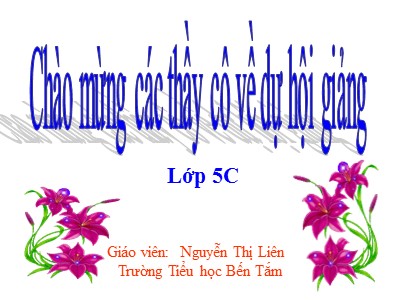 Bài giảng Khoa học Khối 5 - Bài 26: Đá vôi - Nguyễn Thị Liên
