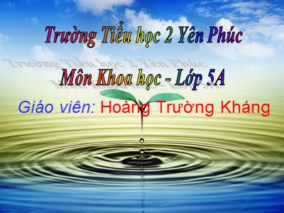 Bài giảng Khoa học Lớp 5 - Bài 17: Thái độ đối với người nhiễm HIV/AIDS - Hoàng Trường Kháng