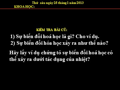 Bài giảng Khoa học Lớp 5 - Bài 40: Năng lượng