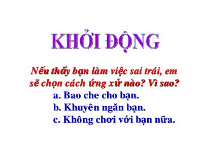 Bài giảng Đạo đức Lớp 5 - Kính già yêu trẻ (Tiết 1)