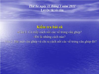 Bài giảng Luyện từ và câu Lớp 5 - Tiết 39: Mở rộng vốn từ Công dân