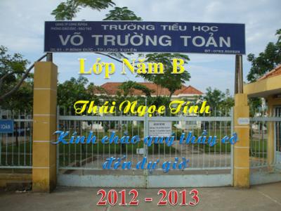 Bài giảng Tập đọc Lớp 5 - Tiết 42: Tiếng rao đêm - Thái Ngọc Tính - Năm học 2012-2013