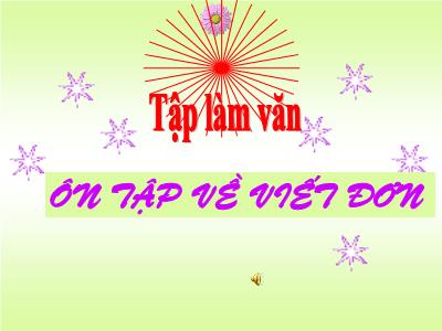 Bài giảng Tập làm văn Lớp 5 - Bài: Trả bài văn tả người