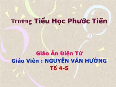 Bài giảng Toán Lớp 5 - Tiết 112: Mét khối - Nguyễn Văn Hưởng Bài giảng Toán Lớp 5 - Tiết 112: Mét khối - Nguyễn Văn Hưởng