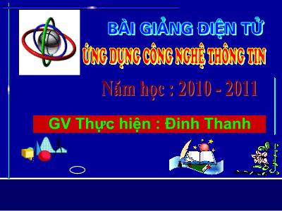Bài giảng Toán Lớp 5 - Tiết 84: Sử dụng máy tính bỏ túi để giải toán về tỉ số phần trăm - Đinh Thanh