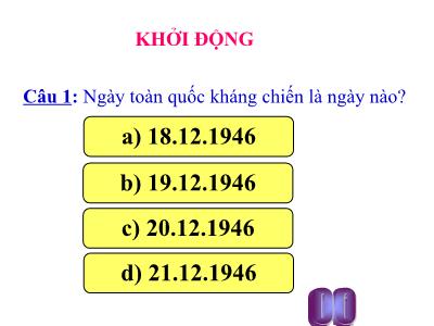 Bài giảng Lịch sử Lớp 5 - Bài 14: Thu Đông 1947, Việt Bắc Mồ chôn giặc Pháp - Năm học 2023-2024 - Lê Thị Hồng Hạnh