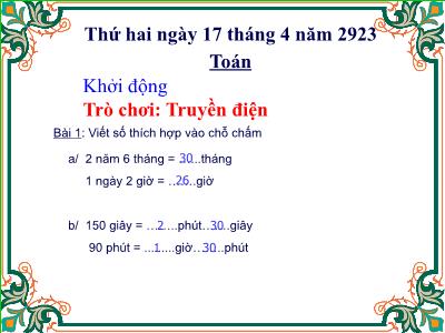 Bài giảng Toán Lớp 5 - Phép cộng - Năm học 2022-2023 - Trần Thị Việt Hà