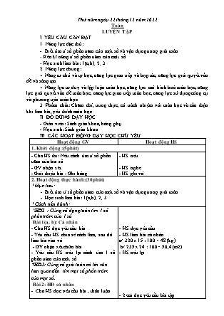 Kế hoạch bài dạy các môn Lớp 5 - Tuần 11 (Ngày 22/12) - Năm học 2022-2023 - Đặng Thị Thu Hà