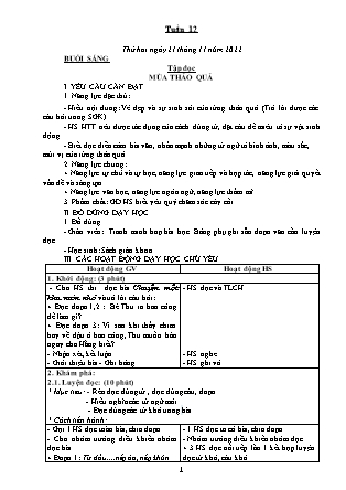 Kế hoạch bài dạy các môn Lớp 5 - Tuần 12 - Năm học 2022-2023 - Đặng Thị Thu Hà