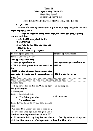 Kế hoạch bài dạy các môn Lớp 5 - Tuần 14 (Thứ 2, 3) - Năm học 2023-2024 - Đặng Thị Xuân