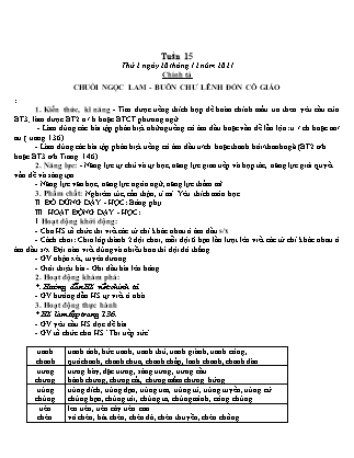 Kế hoạch bài dạy các môn Lớp 5 - Tuần 15 - Năm học 2021-2022 - Đặng Thị Thu Hà