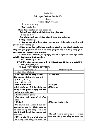 Kế hoạch bài dạy các môn Lớp 5 - Tuần 15 (Tiếp theo) - Năm học 2023-2024 - Lê Thị Hồng Hạnh
