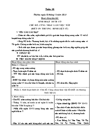Kế hoạch bài dạy các môn Lớp 5 - Tuần 16 - Năm học 2023-2024 - Lê Thị Hồng Hạnh