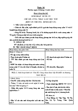 Kế hoạch bài dạy các môn Lớp 5 - Tuần 16 - Năm học 2023-2024 - Thiều Thị Liên
