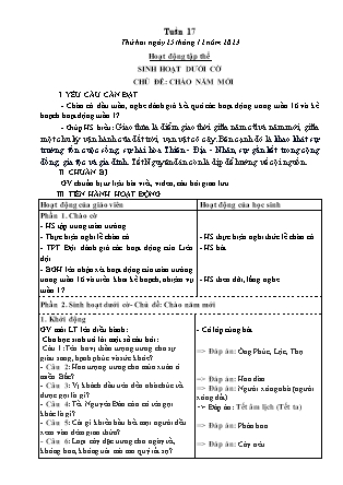 Kế hoạch bài dạy các môn Lớp 5 - Tuần 17 - Năm học 2023-2024 - Thiều Thị Liên