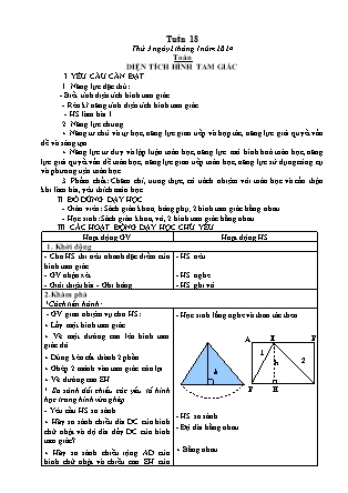 Kế hoạch bài dạy các môn Lớp 5 - Tuần 18 - Năm học 2023-2024 - Lê Thị Hồng Hạnh