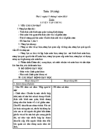 Kế hoạch bài dạy các môn Lớp 5 - Tuần 19 (Thứ 5, 6) - Năm học 2023-2024 - Đặng Thị Xuân