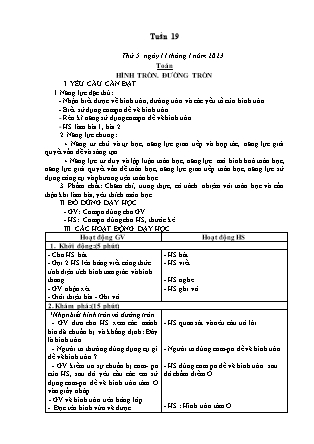 Kế hoạch bài dạy các môn Lớp 5 - Tuần 19 (Tiếp theo) - Năm học 2023-2024 - Thiều Thị Liên