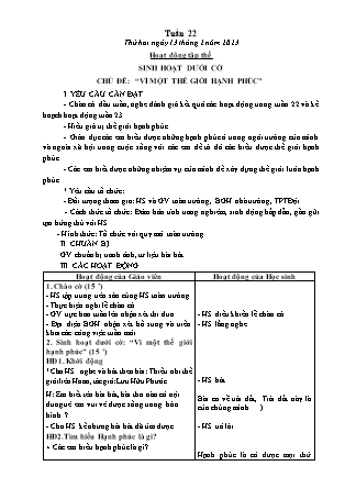 Kế hoạch bài dạy các môn Lớp 5 - Tuần 22 - Năm học 2022-2023 - Đặng Thị Thu Hà