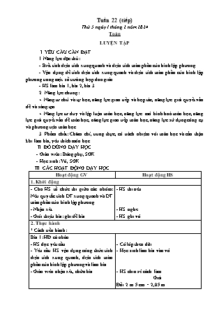 Kế hoạch bài dạy các môn Lớp 5 - Tuần 22 (Thứ 5, 6) - Năm học 2023-2024 - Đặng Thị Xuân