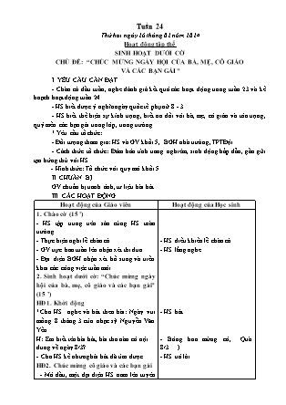 Kế hoạch bài dạy các môn Lớp 5 - Tuần 24 - Năm học 2023-2024 - Thiều Thị Liên
