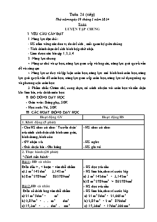 Kế hoạch bài dạy các môn Lớp 5 - Tuần 24 (Thứ 5, 6) - Năm học 2023-2024 - Đặng Thị Xuân