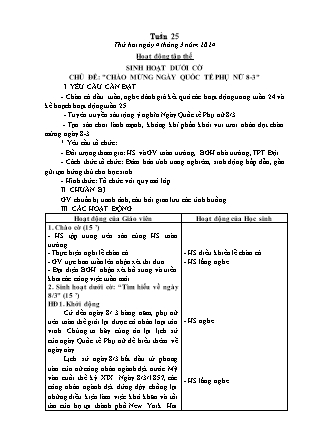 Kế hoạch bài dạy các môn Lớp 5 - Tuần 25 (Thứ 2, 3, 4) - Năm học 2023-2024 - Lê Thị Hồng Hạnh