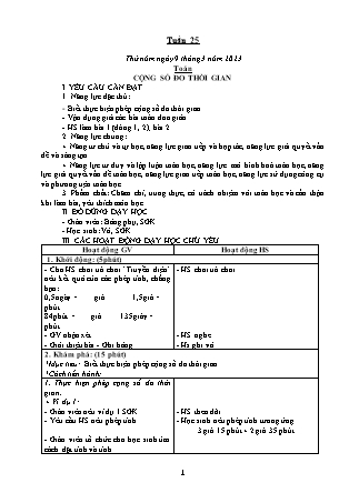 Kế hoạch bài dạy các môn Lớp 5 - Tuần 25 (Tiếp theo) - Năm học 2022-2023 - Đặng Thị Thu Hà