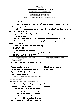 Kế hoạch bài dạy các môn Lớp 5 - Tuần 26 (Thứ 2, 3) - Năm học 2023-2024 - Đặng Thị Xuân