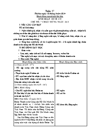 Kế hoạch bài dạy các môn Lớp 5 - Tuần 27 - Năm học 2023-2024 - Thiều Thị Liên