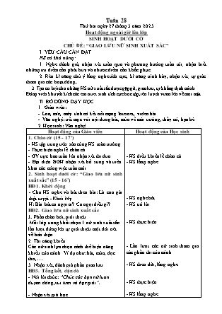 Kế hoạch bài dạy các môn Lớp 5 - Tuần 28 - Năm học 2022-2023 - Đặng Thị Thu Hà