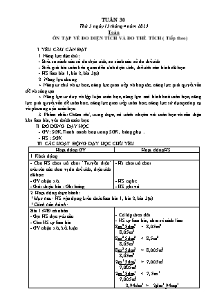 Kế hoạch bài dạy các môn Lớp 5 - Tuần 29 - Năm học 2022-2023 - Đặng Thị Thu Hà