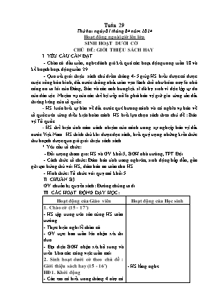 Kế hoạch bài dạy các môn Lớp 5 - Tuần 29 (Thứ 2, 3, 4) - Năm học 2023-2024 - Thiều Thị Liên