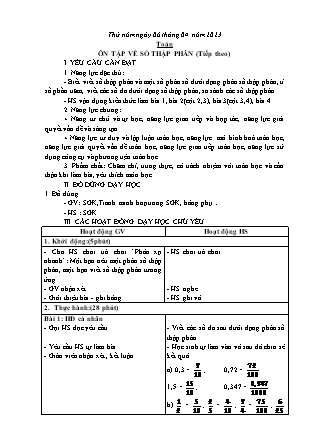 Kế hoạch bài dạy các môn Lớp 5 - Tuần 29 (Tiếp theo) - Năm học 2022-2023 - Trần Thị Việt Hà