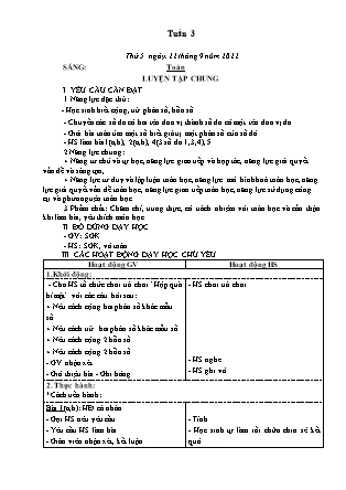 Kế hoạch bài dạy các môn Lớp 5 - Tuần 3 - Năm học 2022-2023 - Đặng Thị Thu Hà