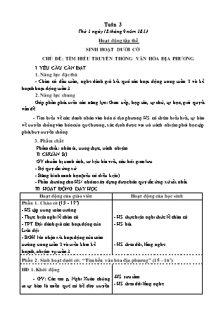 Kế hoạch bài dạy các môn Lớp 5 - Tuần 3 (Thứ 2, 3) - Năm học 2023-2024 - Đặng Thị Xuân