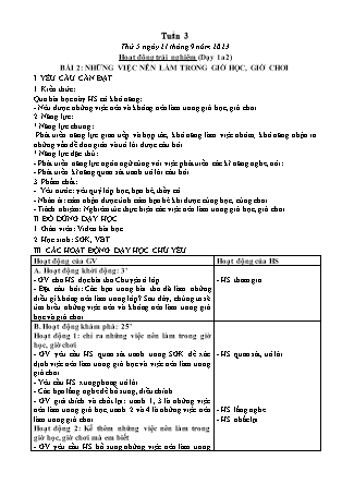 Kế hoạch bài dạy các môn Lớp 5 - Tuần 3 (Thứ 5, 6) - Năm học 2023-2024 - Đặng Thị Xuân